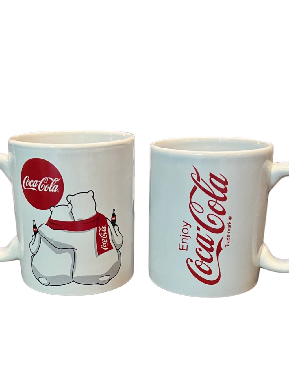 Coca-Cola Collectable Poller Bear White Gift Mugs
